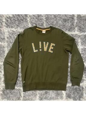 Lacoste Live Women's Green and Khaki Sweatshirt